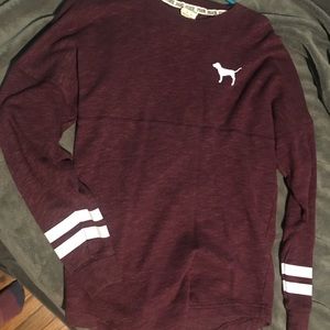 Victoria’s Secret PINK maroon sweatshirt XS